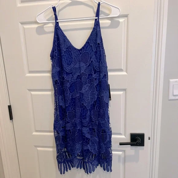 Express | Dresses | Express Blue Lace Midi Dress With Adjustable Straps Size Medium New With Tags | Poshmark Express | Dresses | Express Blue Lace Midi Dress With Adjustable Straps Size Medium New With Tags | Poshmark